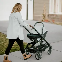 Cruz® V3 + Aria® V2 Travel System - Stone Blue