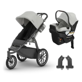 Ridge® V2 + Aria® V2 Travel System - Pearl Grey