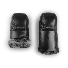 CozyHandmuffs Luxe - Onyx Nylon