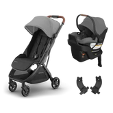 Minu® V3 + Aria® V2 Travel System - Charcoal Mélange