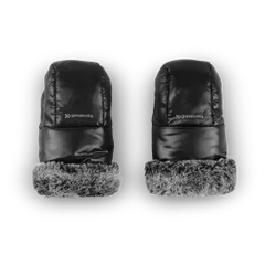 CozyHandmuffs Luxe - Onyx Nylon