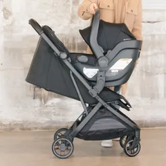 Minu® V3 + Mesa® V3 Travel System - Stone Blue