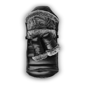 CozyGanoosh® Luxe & CozyHandmuffs Luxe Bundle - Onyx Nylon