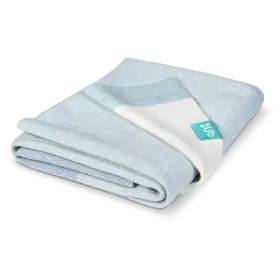 Knit Blanket - Blue Color Block