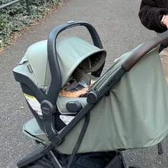 Minu® V3 + Mesa® V3 Travel System - Stone Blue