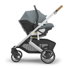 Cruz® V3 + Aria® V2 Travel System - Stone Blue